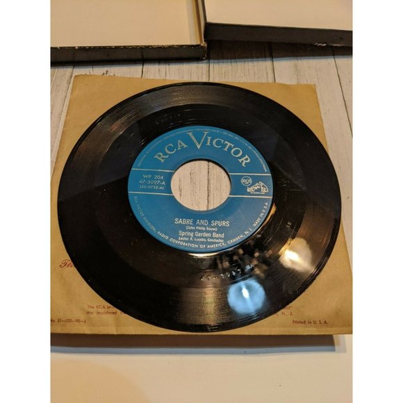 RCA Victor Musical Smart Set Band Marches Spring Garden Band 3 Records - Picture 10 of 12